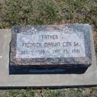 Fredrick Marvin. Sr COX