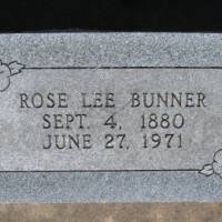 Rose Lee BUNNER