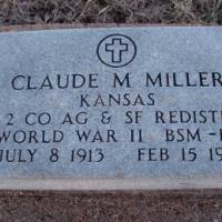 Claude Manford (Veteran WWII) MILLER 