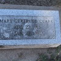 Mary Gertrude CLARK